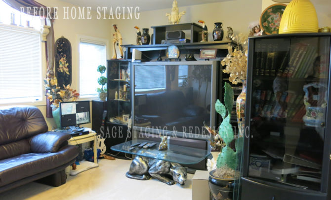 BEFORE  HOME STAGING